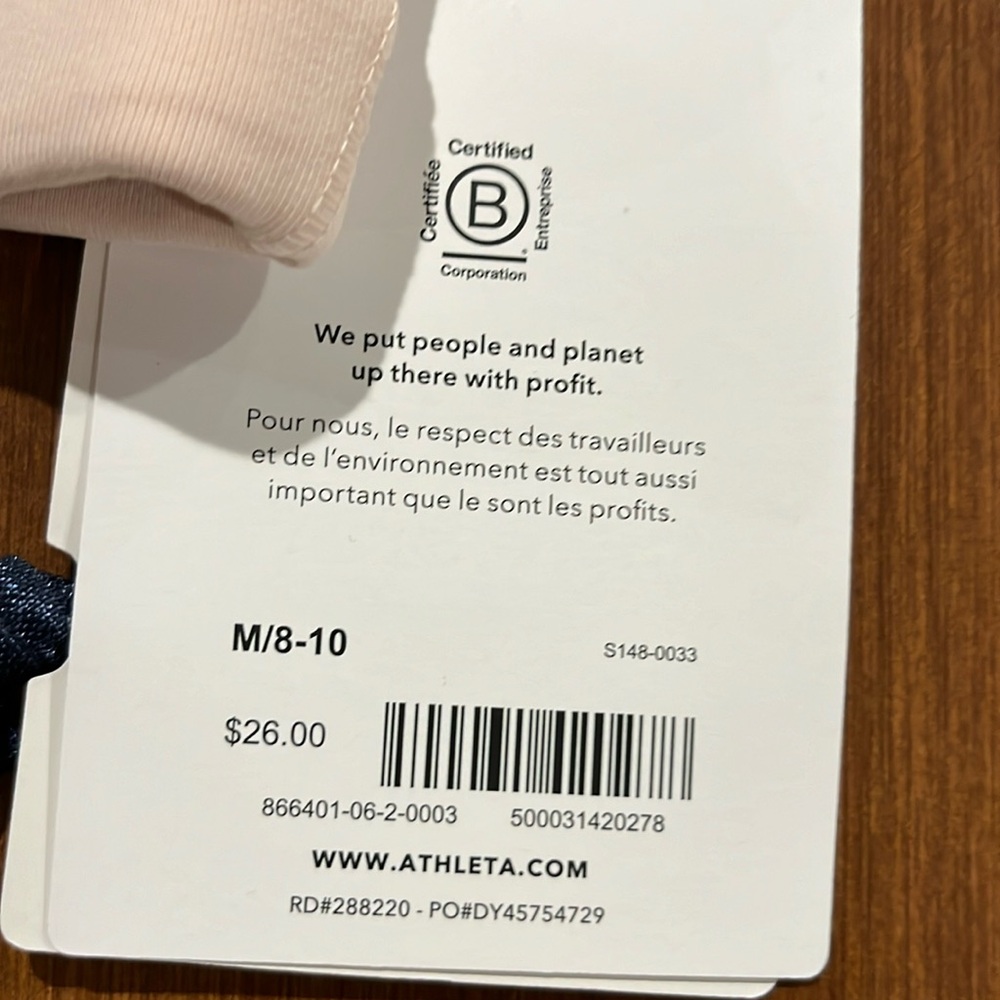 NWT Athleta Girl Bundle of two pink Upbeat Bras 2.0 Size Medium 8-10. - Picture 4 of 6